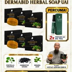 6 kotak Set Borong Sabun Dermabid UAI